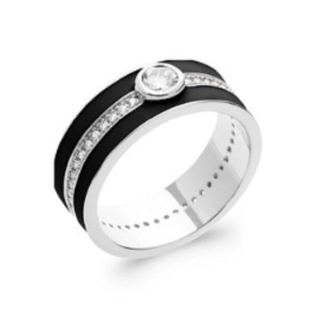BAGUE EMAIL ET STRASS