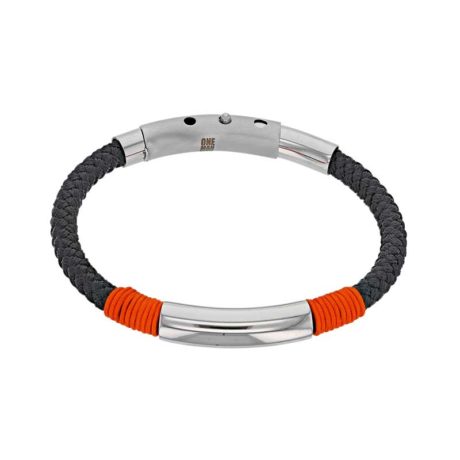 bracelet-coton-tresse-noir-et-orange-fermoir-reglable-acier-3-3180155