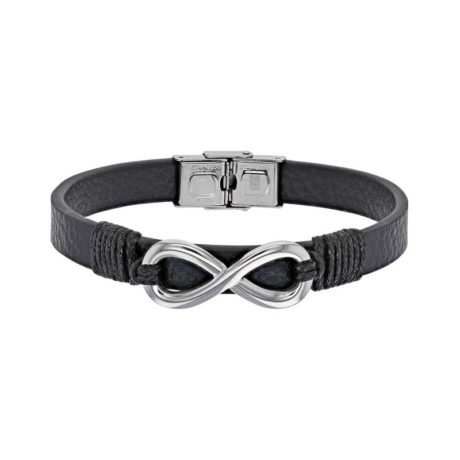 bracelet-cuir-de-bovin-noir-finition-nubuck-et-motif-infini-en-acier-3-3180153