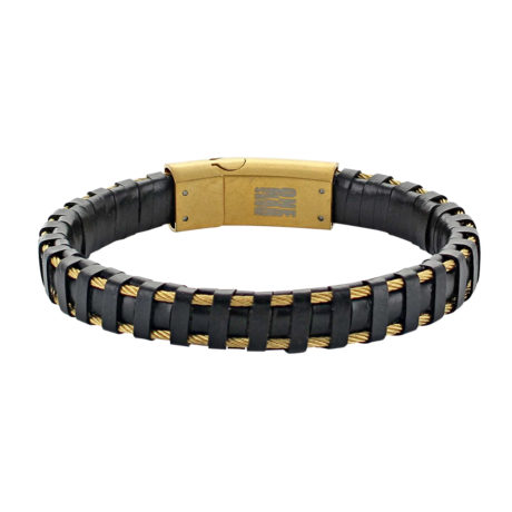 bracelet-en-cuir-de-bovin-noir-et-fils-en-acier-dore-fermoir-dore-3-318381