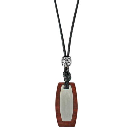 collier-en-nylon-cire-reglable-avec-pendentif-en-acier-et-bois-3-317090
